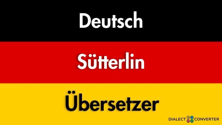 Deutsch Sütterlin Übersetzer