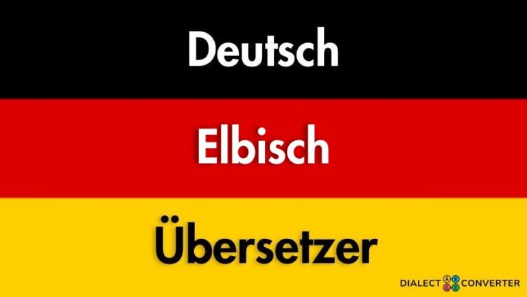 Deutsch Elbisch Übersetzer