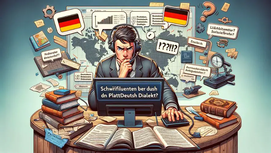 Schwierigkeiten bei der Übersetzung von Deutsch in den Plattdeutsch Dialekt