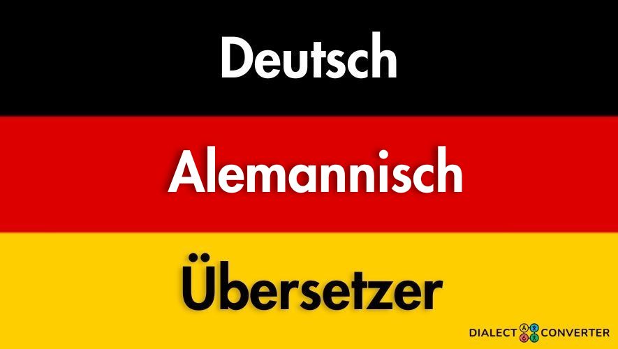 Deutsch Alemannisch Übersetzer