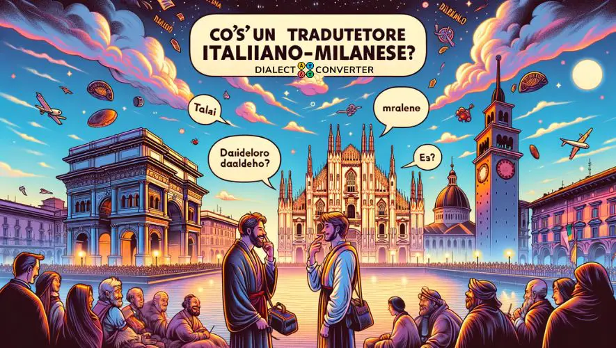 Cos'è un traduttore dialettale italiano-Milanese?