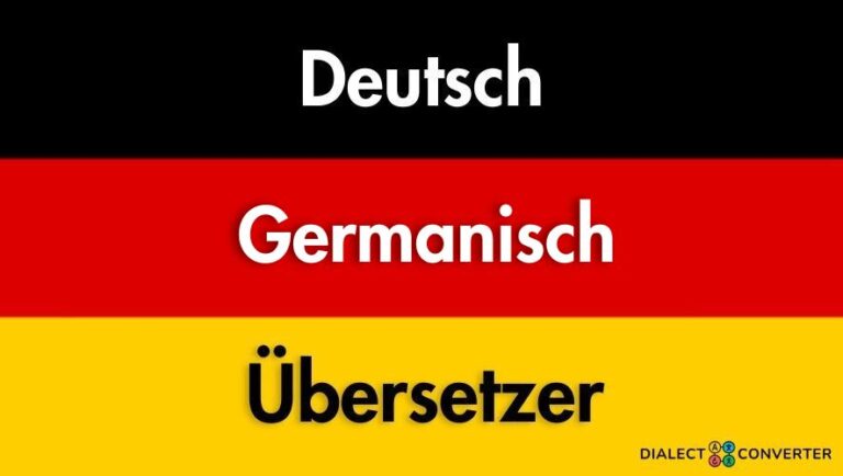 Deutsch Germanisch Übersetzer – AI gestütztes Wörterbuch